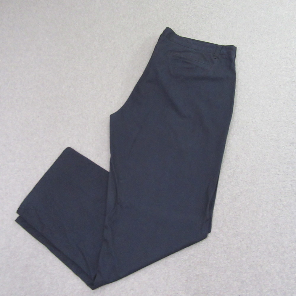 Hawker Eye Mens Chino Pants 40 x 32 Blue Straight Leg Flat Front Pocket